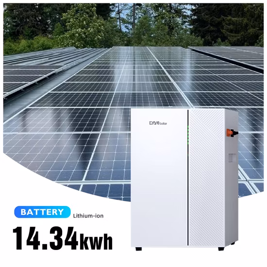 Solar panels with lithium-ion battery storage