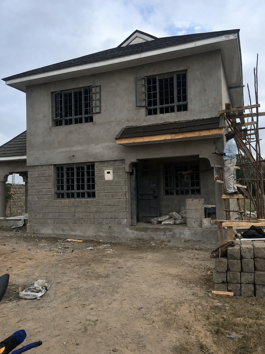 Residential house under construction